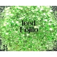 thumbnail image 2 of Glitter Heart Co. - High Quality Polyester Glitter - 1 oz Bag - Iced Mojito - Metallic Green Chunky Mix, 2 of 2