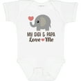 thumbnail image 3 of Inktastic My Gigi and Papa Love Me Boys or Girls Baby Bodysuit, 3 of 5