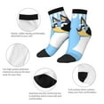 thumbnail image 5 of Silaia Bluey Print Adult Socks,Ankle Athletic Running Socks,Cushioned Breathable Low Cut Sports Tab Socks for Men and Women,Moisture-Wicking Crew Socks, 5 of 7