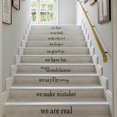 thumbnail image 3 of Coofit Autocollant Mural Mode Créative Phrases Art Mural Autocollant Citation Murale Escalier, 3 of 8