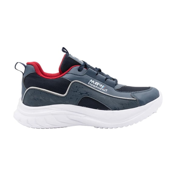 Tenis Niño H Negro Confort Deportivo azul 25