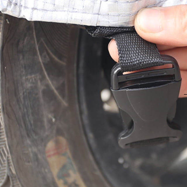 WEUVEB Funda Plateada Universal Para Motocicleta Con Material Reflectante Y Protección Contra Daños
