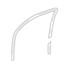 Genuine OE Toyota Glass Run - 68151-35100