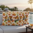 thumbnail image 4 of Fall Orange Maple Outdoor Waterproof Pillow Covers, Thanksgiving Autumn Leaves Retro Beige Decorative Rectangle Throw Pillowcase Sofa Cushion Sham for Patio/Couch/Chair, 20"x12" 2 Pack, 4 of 8