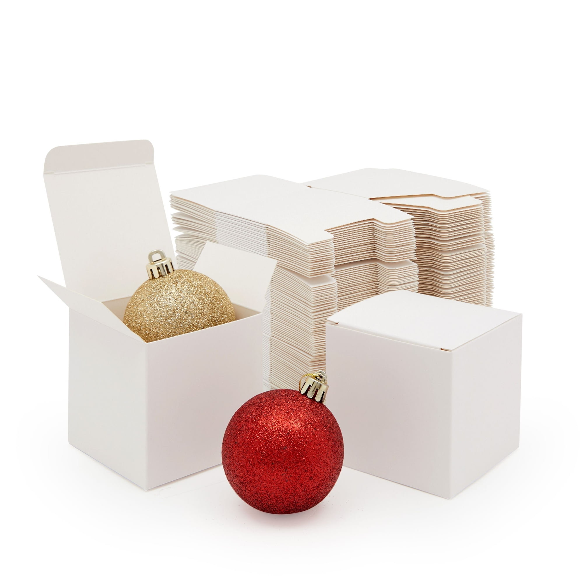 100-Pack Small Square Plain White 3x3x3 Paper Gift Boxes with Lids, Bulk Perfect For Party Favor, Easy Assemble - Walmart.com 100-Pack Small Square Plain White 3x3x3 Paper Gift Boxes with Lids, Bulk Perfect For Party Favor, Easy Assemble - Walmart.com