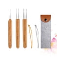 thumbnail image 1 of 0.75mm Dreadlocks Knitting Needles Set Single-ended Crochet Knitting Tools Crochet Needles, 1 of 8