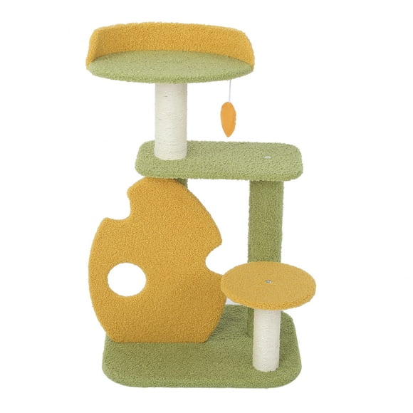 Rain Forest Cat Climbing Frame, Cat Scratching Posts Stable Attractive Multifunctional Exercise For Cats