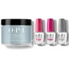 OPI Nail Dipping Powder Perfection Combo 4CT - Liquid Set Step 1,2,3 + Suzi Talks With Her Hands MI07