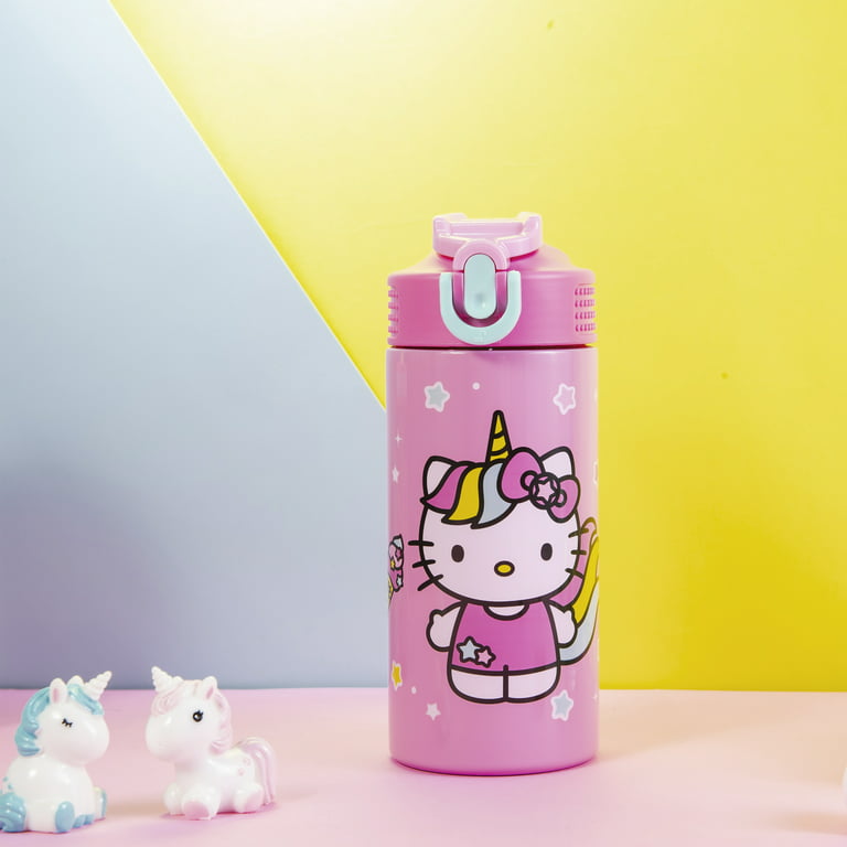 Zak Designs Hello Kitty Kids' Vacuum Insulated Stainless Steel