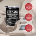 thumbnail image 6 of Valentines Day Gifts for Him Husband Gifts from Wife - Best Husband Ever Gifts, Husband Birthday Gifts, Anniversary Funny Gifts for Husband, 20 OZ Stainless Steel Husband Tumbler Cup, 6 of 6