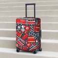 thumbnail image 5 of Uemuo Fire Sign Printed Washable Luggage Cover - Fashion Suitcase Protector Fits 18-32 Inch Luggage -Medium, 5 of 9