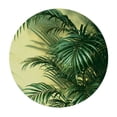 thumbnail image 4 of PIKWEEK Washable for Home Kitchen Outdoor Decoration Palm Leaves with Lush Branches and Leaves, Tropical Jungle Palm Leaves with Charming Colors Round Tablecloth White, 4 of 8