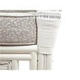 thumbnail image 6 of SK New Interiors Alexa Living Armchair White Color Natural Rattan Wicker Handmade Design with Cushion, 6 of 8