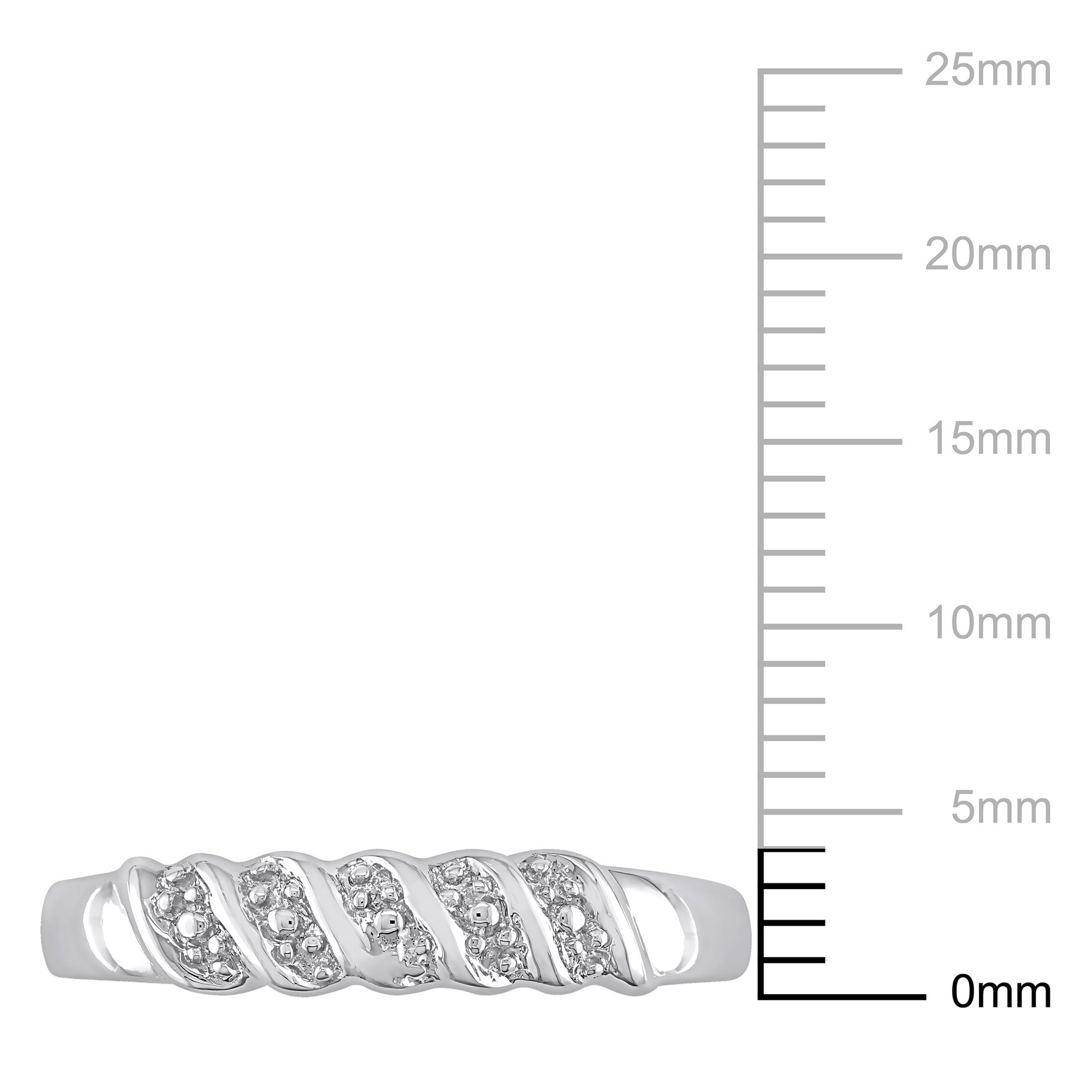 Everly Men's Sterling Silver Wedding Ring