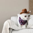 thumbnail image 5 of Dog Cat Outdoor Photo Prop Cowboy Hats Summer Dogs Cats Headwear Dogs Cat Caps Dog Costume Top Hat Pet Dog Hat RED STAR, 5 of 8