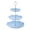 Blue, variant on Cupcake Stand,Dessert Stands, 3 Tier Serving Tray, 3-Layer 14x12x10 In Dessert Tower for Parties, Weddings, Tea Parties & Living Room