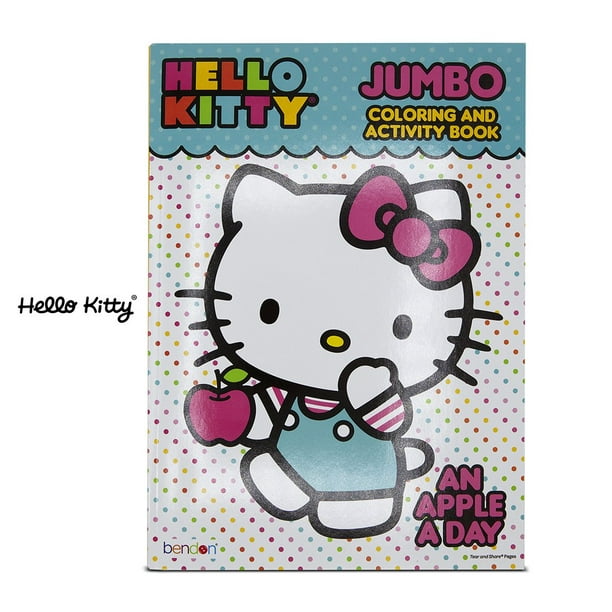 Hello Kitty Jumbo Coloring & Activity Book, an Apple a Day - Walmart