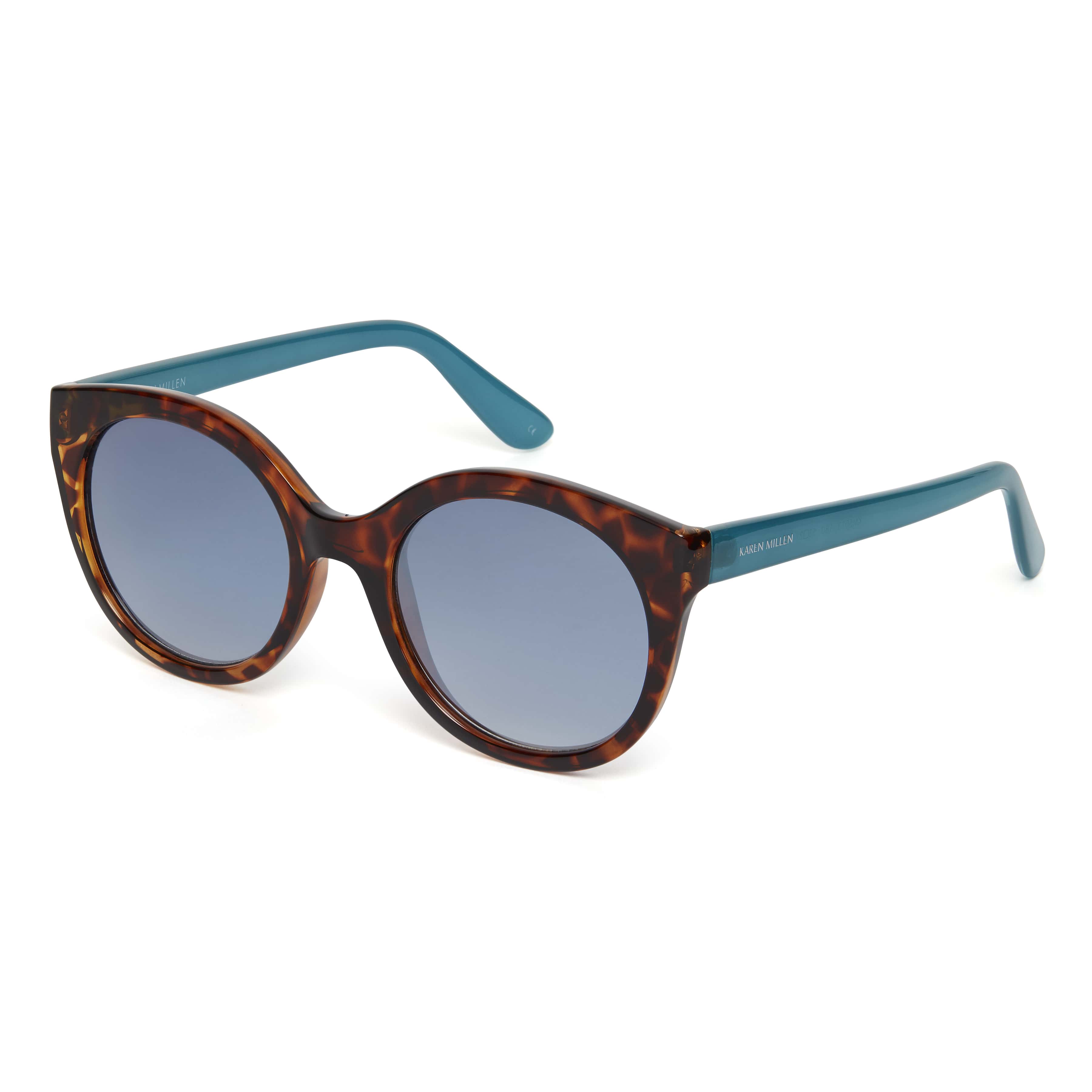 SUNGLASSES POLARIZED FASHION SUN GLASSES KAREN MILLEN HAVANA