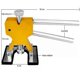 thumbnail image 2 of Auto Dent Removal Puller Tools Car Body Paintless Repair Kit Metal Reverse Hammer Suction Cup Garage Workshop Hand Tools, 2 of 5