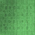 thumbnail image 1 of Ahgly Company Indoor Square Oriental Emerald Green Industrial Area Rugs, 8' Square, 1 of 4