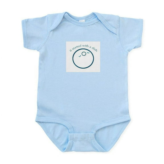 CafePress - Started With A Dish (IVF) Infant Creeper - Baby Light Bodysuit, Size Newborn - 24 Months