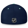 thumbnail image 4 of Men's Fanatics  Deep Sea Blue/Light Blue Seattle Kraken Authentic Pro Rink Two-Tone Flex Hat, 4 of 4