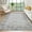 Grey, variant on 2x6 Washable Vintage Border Runner Rug Non-Slip Low Pile Stain-Resistant Boho Throw Carpet for Kitchen Hallway Living Room Bedroom Taupe/Brown.