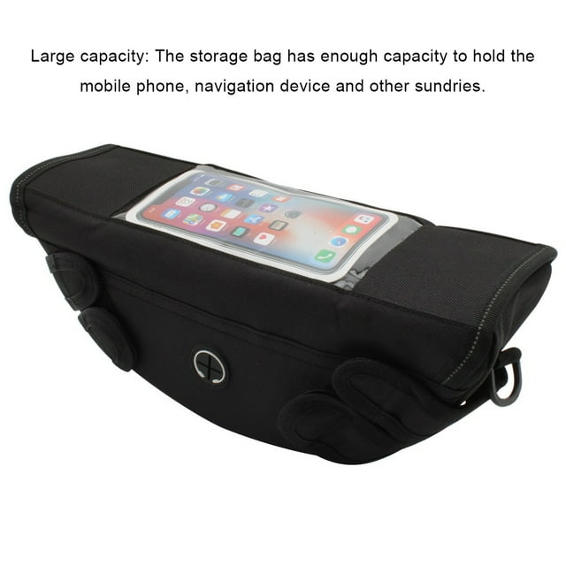 Becaristey Sacs de Rangement de Sac de Voyage de Guidon de Moto Imperméables Conduisant Voyage