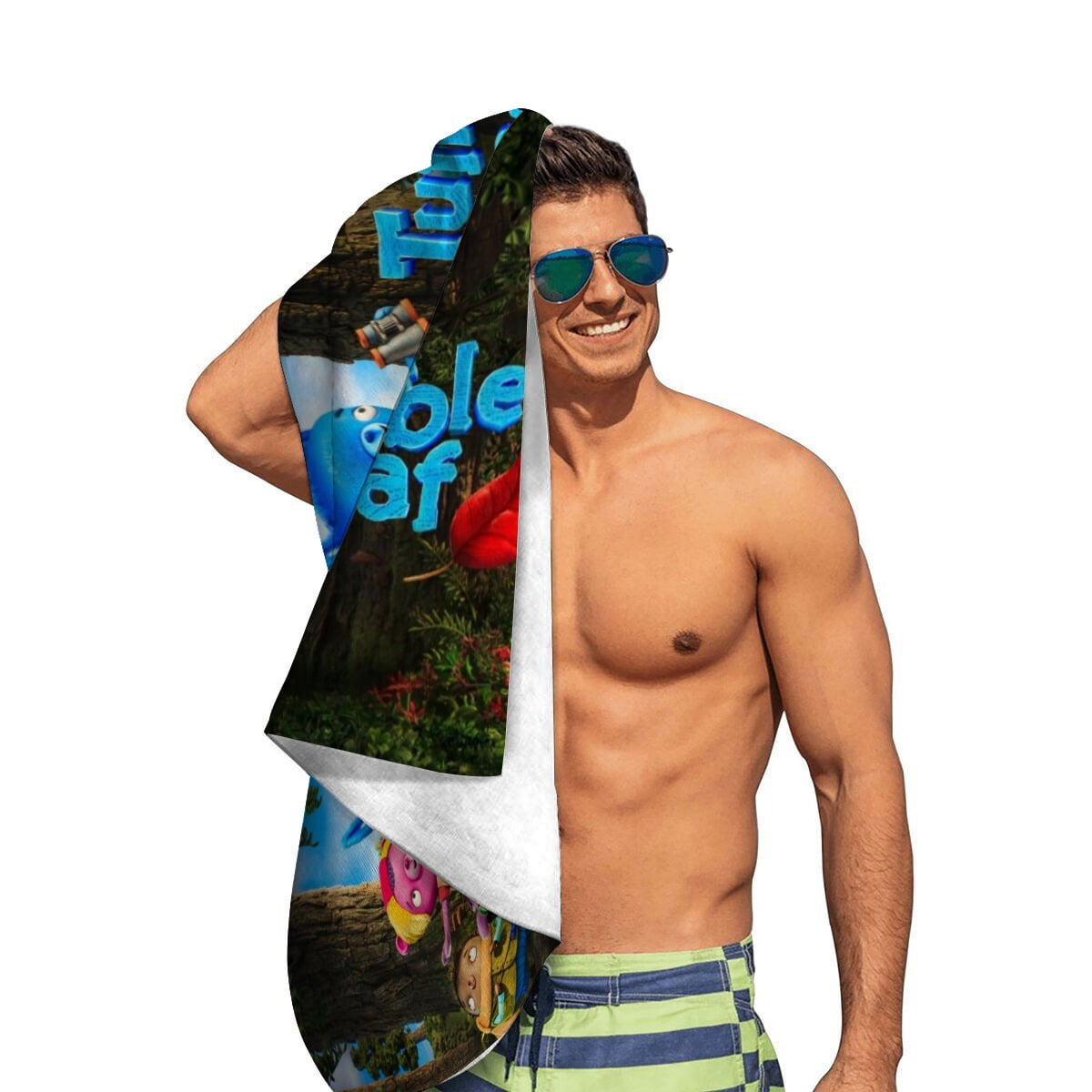 Tumble Leaf Gifts Beach Towel for Women Girl Birthday Inspired Fan Bath Outdoor Music Lover