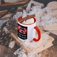 thumbnail image 5 of 3dRose, When life knocks you down get back up and fight harder, boxing, 11oz Two-Tone Red Mug, 5 of 7