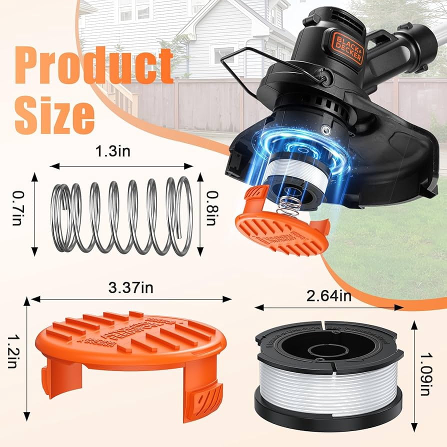 BLACK+DECKER 10 Pack 240ft AF-100 Autofeed String Trimmer