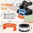 thumbnail image 4 of BLACK+DECKER 30ft 0.065" AF-100 Autofeed String Trimmer Replacement Spool, 10 Piece Pack, 4 of 10