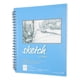 thumbnail image 5 of Cuaderno de bocetos Cuaderno de bocetos encuadernado en espiral Páginas blancas en blanco Cuaderno de bocetos artístico para principiantes profesionales Azul, 5 of 5