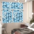 thumbnail image 6 of Aplkyhs Window Treatment Decor Small Window Swag and Tiers Thermal Insulated Pack of 3 Easy to Install with Rod Pocket for Bathroom and Laundry Decoration, 6 of 6