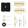 thumbnail image 2 of GOOHOCHY 1 juego de números de reloj, kit de mecanismo de reloj de cuarzo, reloj de repuesto, piezas de reparación DIY para relojes, 2 of 8