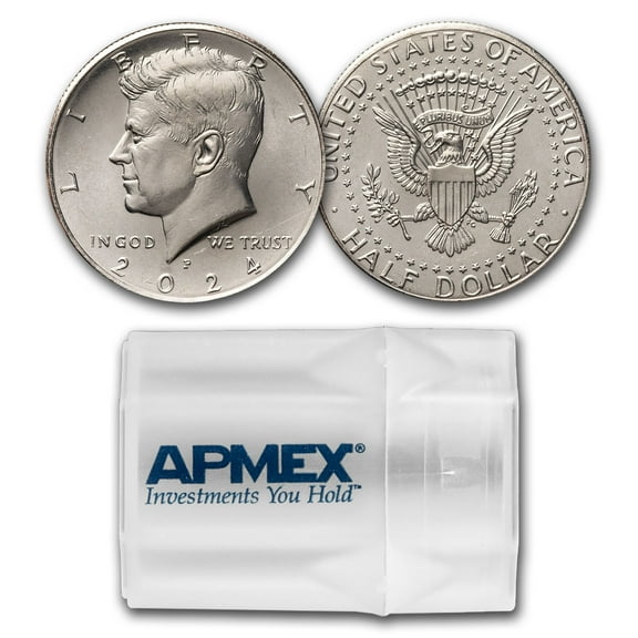2024-P Kennedy Half Dollar 20-Coin Roll BU