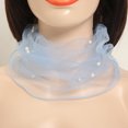thumbnail image 4 of Bufanda de encaje con cuentas para primavera y verano, malla para sombrear el cuello, cubre cicatrices, bufanda de seda ligera y transpirable a la moda, 4 of 4