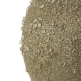 thumbnail image 3 of Vickerman 6" Champagne Ice Ball Ornament. This textured ornament has a rough and icy look with a hint of delicate sparkle. Incorporate these ornaments into your holiday design for added texture. Inclu, 3 of 3