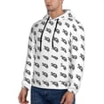 thumbnail image 3 of Fotbe Men's Hoodie with SeTurtle27 Pattern - Kangaroo Pocket Pullover Hooded Sweatshirt, Perfect for Daily Wear, Travel, and Home-Medium, 3 of 7