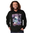thumbnail image 4 of The Smurfs Kanji Hustle King Royalty Men Big & Tall Graphic Hoodie Brisco Brands 2X, 4 of 5