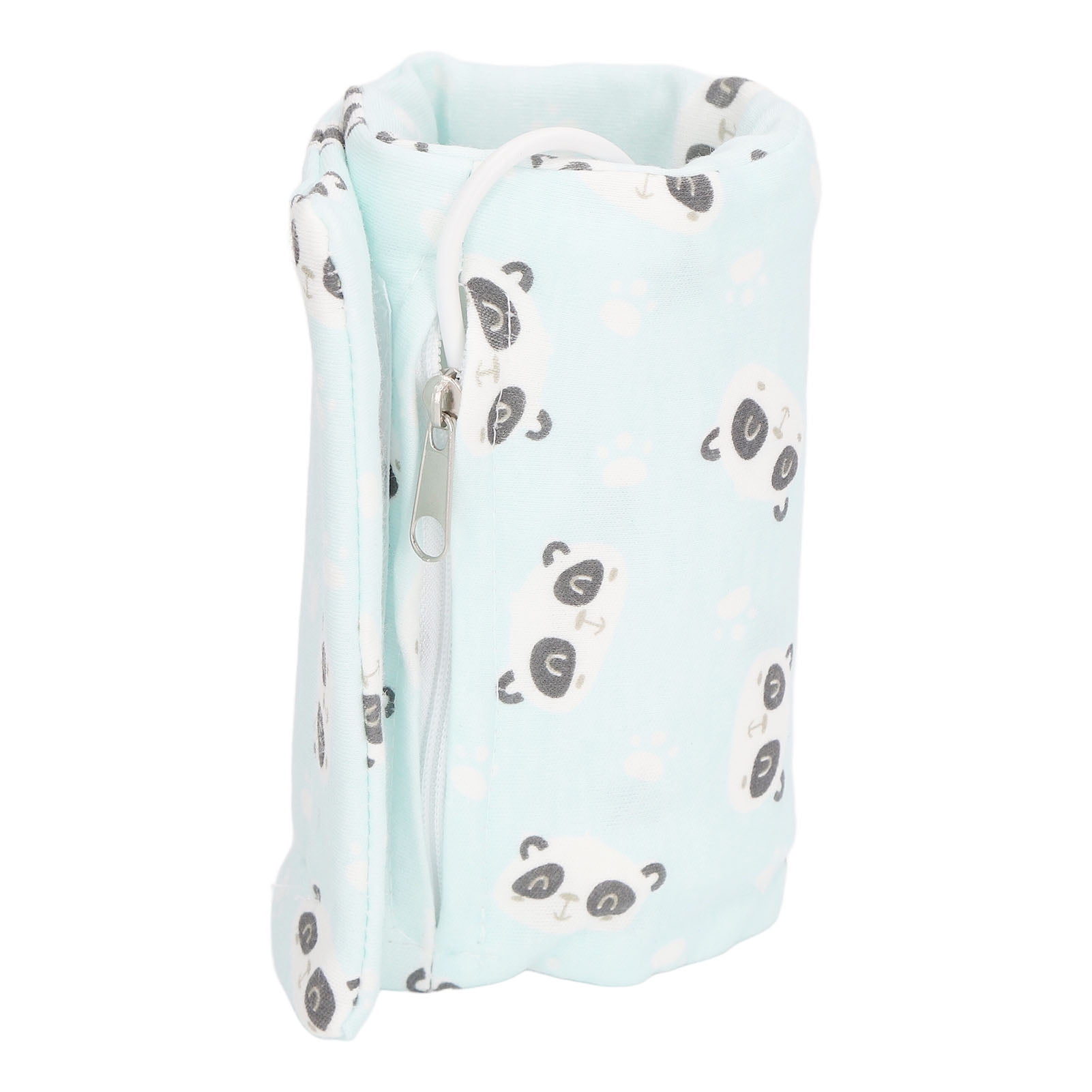 BIMZUC USB Baby Bottle Warmer Bag Portable Travel Milk Heater Storage Cover Panda Design Insulated Constant Temperature Heating Pad for Infant Newborn Toddler Car Laptop Power Bank