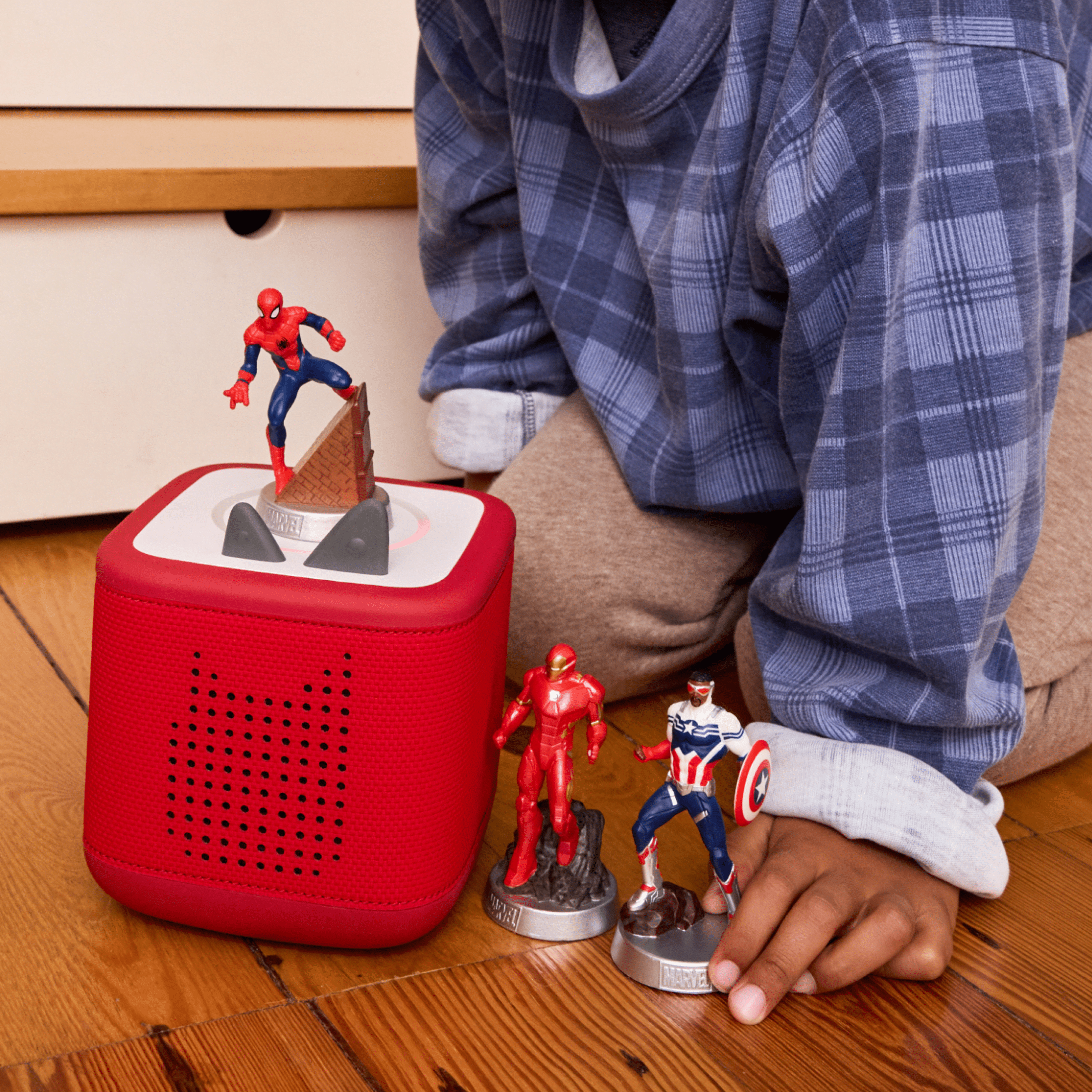 tonies Iron Man Audio Toy Figure by Marvel , Age Group 7+