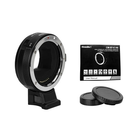 Commlite Cm Ef E Hs Electric High Speed Lens Mount Adapter Ring Af Auto Focus For