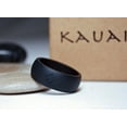 thumbnail image 2 of KAUAI -Silicone Rings Elegant, Comfortable, Engagement Wedding Marriage Bands for Men, Non Conductive Rubber, Metal Free Ring, Jewelry, Sports, Gym, Work, Military, Police, Medical Grade Silicone, 2 of 9