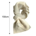 thumbnail image 2 of Bufanda de mujer nueva de invierno cálida gruesa de lana fina tejida para el cuello exterior, 2 of 5