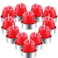 thumbnail image 1 of Velas de rosas para el día de San Valentín, molde para velas de jabón de rosas en 3D, velas de flores con forma de rosa sin aroma, 12 piezas, adecuadas para decoración del hogar, fiesta de, 1 of 7