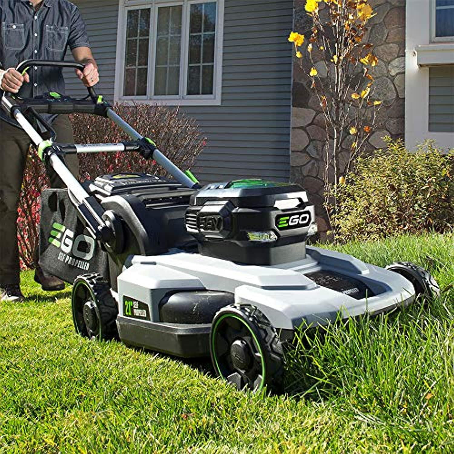 EGO 21” Power + Mower Battery Powered Self-Propelled Walk-Behind Lawn Mower