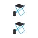 thumbnail image 2 of Wosthever Tela duradera y silla plegable para exteriores de amplia aplicación para acampar y caminar plegable portátil Type1 NO1, 2 of 6