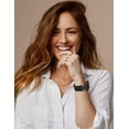 thumbnail image 4 of Wearlizer Braided Magnetic Compatible with Apple Watch Band for Women & Men, D-Shape Stretchy Elastic Nylon Strap, Fits 38/40/41/42/44/45/46/49mm, for iWatch Series 11 10 9 8 7 SE Ultra, 4 of 7