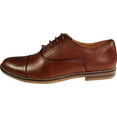 thumbnail image 2 of Via Farinella Mens Lace-Ups Oxford Adult Male Dress Shoes Brown 7.5, 2 of 7